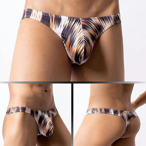 Homo-Amerikaanse Buitenlandse Handel <span class=keywords><strong>Sexy</strong></span> Lage Taille Heren Ondergoed Cartoon Gedrukt U Convex Vocht Wicking T-Back Aangepaste Productie - Product Image 2