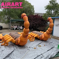 Scorpion Gonflable Géant Réaliste pour Décoration Extérieure, Jardin, Halloween et Événements – Modèle Insecte Imperméable
