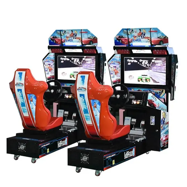 동전으로 작동되는 Outrun 32 자동차 경주 게임 기계 시뮬레이터 아케이드 시뮬레이터 운전 게임기 판매