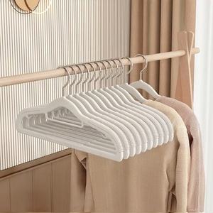 多機能滑り止め衣類プラスチックハンガー省スペーススカートハンガー（スーツ、コート、シャツ用） - Product Image 3