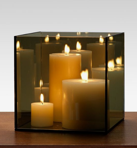 Bougeoir en métal et verre Grossiste Exportateur Ramadan Home Lighting Bougeoir décoratif d'intérieur - Product Image 1