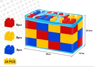 Juego de bloques de construcción extragrandes, rompecabezas cuadrado grande para jardín de infantes, Castillo de juegos, bloques de construcción educativos de plástico, juguete - Product Image 2