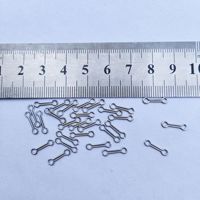 Kustom Stainless Steel Sinker mata tokoh 8 Snap mata ikan kawat Loop