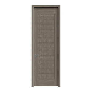 Puerta de Madera Maciza de Estilo Minimalista para Interiores, Superficie Acabada, Apertura Manual, Aislamiento Acústico, para Dormitorio - Product Image 5