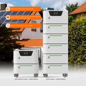 Batterie au lithium tout-en-un pour stockage d'énergie 48V 100Ah LiFePO4 5kW 10kW 20kW 25kW 30kW pour système solaire hors réseau hybride - Product Image 3