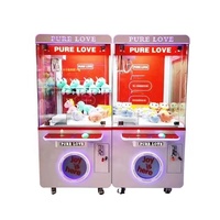 Machine à griffes blanche d'extérieur personnalisée et sur mesure, à monnayeur, pour jeux de divertissement, la moins chère