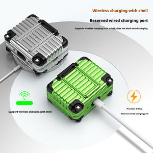 Estuche Protector a Prueba <span class=keywords><strong>de</strong></span> Golpes Estilo Maleta para <span class=keywords><strong>AirPods</strong></span> Pro 3, Compatible con <span class=keywords><strong>AirPods</strong></span> 4 y Pro 2 - Product Image 3