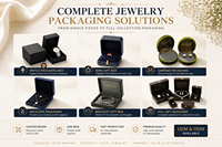 Collection d'emballages de luxe personnalisés en velours pour bijoux, boîtes cadeaux haut de gamme pour la présentation de marques de bijoux fins, OEM