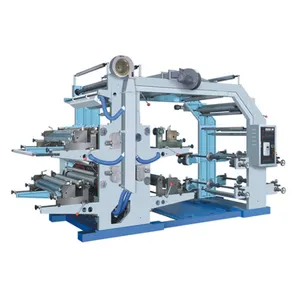 Digital Non Woven 4 Color Label Flexible Packaging Flexographic Flexo Printing Machine For Paper Bag