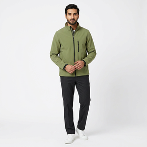 Men's Waterproof Windproof Softshell <b>Jacket</b> <b>with</b> <b>Fleece</b> <b>Lining</b> Outdoor Hiking & Camping Coat - Product Image 1
