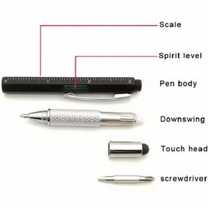 Multifunction Portable Ballpoint <b>Pens</b> Custom Logo Silk Screen Printed for Wholesale Promotional Business <b>Gifts</b> Corporate Use - Product Image 3