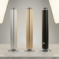 Diffuseur d'arômes haut de gamme Tower, corps en aluminium, lumière d'ambiance contrôlée par application, anti-fuite, écologique, silencieux, type table