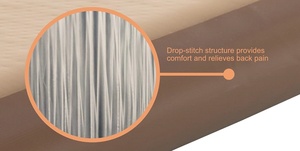Venta al por mayor Drop Stitch Camping colchón cama de aire <span class=keywords><strong>10</strong></span> 20 40cm colchón de aire inflable con bomba - Product Image 4