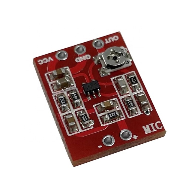MAX4466 Electret Microphone Amplifier Board Adjustable Gain Pickup Preamplifier Preamp