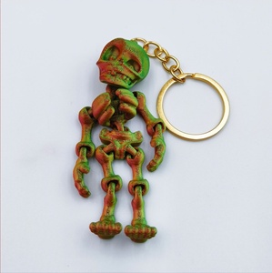3D Printed 8cm <b>Skull</b> Keychain Pendent Ornaments SDM08 Halloween Backpack Ornament <b>Gift</b> - Product Image 4