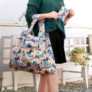 Bolsa de Compras Reutilizable y Plegable, Ecológica, con Bolsillo, Nueva Moda - Product Image 4