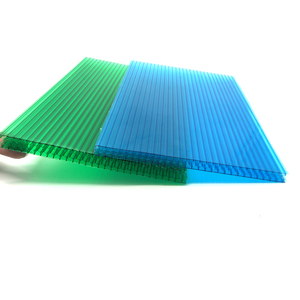 Plaques alvéolaires en polycarbonate (PC) pour toiture de serre, protection UV, structure nid d'abeille, creuses - Product Image 3