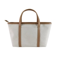 Sac fourre-tout en toile personnalisable avec poignée en corde de coton, motif créatif, petite taille, pour cosmétiques, avec poignée supérieure, idéal pour la publicité