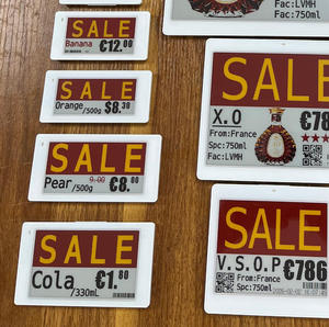 เกตเวย์แดชบอร์ด Esl ระดับมืออาชีพ ป้ายราคาอิเล็กทรอนิกส์ Esl ป้าย E-Ink Epaper ป้ายชั้นวางสินค้าอิเล็กทรอนิกส์ สำหรับซูเปอร์มาร์เก็ต - Product Image 1