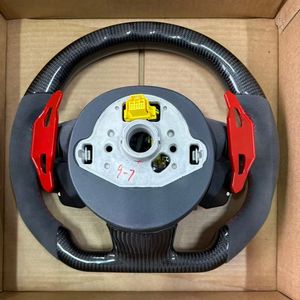 Volante de Fibra de Carbono para Automóvil <span class=keywords><strong>Audi</strong></span> S8 A1 <span class=keywords><strong>A3</strong></span> 8V <span class=keywords><strong>8L</strong></span> A4 B8 B9 B7 A6 C8 C7 TT 8J Q3 Q5 S4 B8.5 Q7 A5 A7 A8 R8 <span class=keywords><strong>RS3</strong></span> S3 S5 S7 - Product Image 3