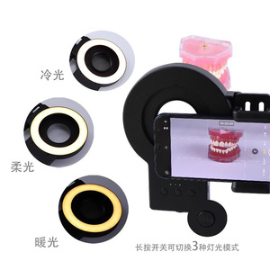 Luz LED dental de anillo de 5500k ajustable para fotografía intraoral con teléfono móvil y blanqueamiento dental - Product Image 5