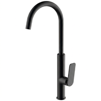 Robinet de lavabo moderne en laiton à poignée unique SÉRIE M770 77005, installation monotrou en céramique, pour salle de bain et hôtel, rotation à 360 degrés