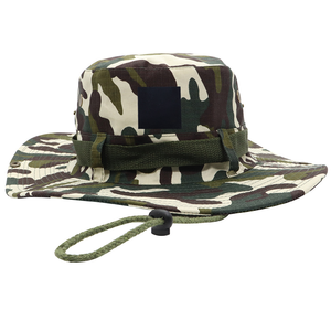 Sombrero de pescador de malla transpirable, gorra de pescador de camuflaje plegable, protección UV, ala ancha, sombrero de playa de verano para viajes de pesca - Product Image 1