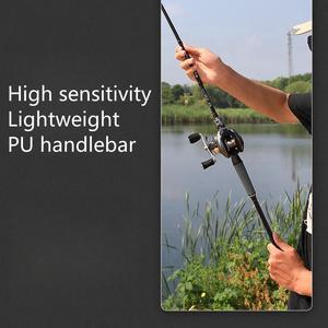 Vente en gros d'engins de pêche bon marché 1.98m 2.1m 2.4m Canne à pêche ultra courte portable en fibre de carbone télescopique légère pour appâts de voyage - Product Image 4