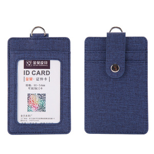 Porte-cartes <span class=keywords><strong>de</strong></span> <span class=keywords><strong>visite</strong></span> en cuir PU à fermeture boutonnée, style <span class=keywords><strong>simple</strong></span> et tendance, pour cartes d'identité et <span class=keywords><strong>de</strong></span> crédit – Meilleures ventes - Product Image 2