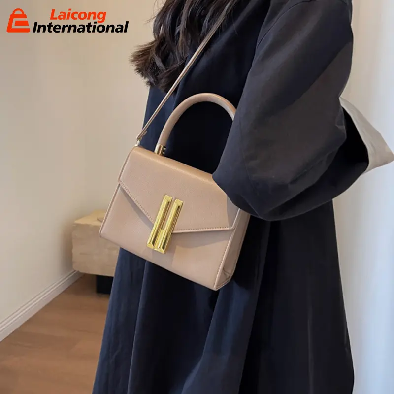 Tas tangan wanita, tas tangan wanita bentuk silang dengan pola Logo, tas bahu kapasitas besar, dompet dan tas tangan wanita