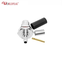 Rf Coaxial BNC étanche femelle Jack sertissage EZ connecteur sans soudure pour RG58 LMR195 RG223 assemblage de câble à faible perte
