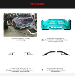 Conduits d'air de grille inférieure en fibre de carbone sèche W213 E53 pour <span class=keywords><strong>Mercedes</strong></span> <span class=keywords><strong>Benz</strong></span> W213 E53 <span class=keywords><strong>AMG</strong></span> Sport Sedan 2020-<span class=keywords><strong>2022</strong></span> - Product Image 6