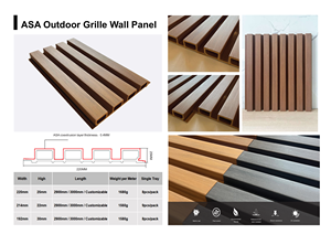Planches de décoration extérieure pour maison résidentielle et jardin, écologiques, 2026 ASA PVC, revêtement mural extérieur - Product Image 5