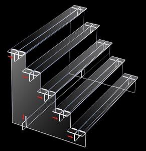 Organisateur <span class=keywords><strong>de</strong></span> bureau et présentoir à plusieurs niveaux en acrylique pour <span class=keywords><strong>collection</strong></span> <span class=keywords><strong>de</strong></span> figurines, décoration <span class=keywords><strong>de</strong></span> mariage, parfum, présentoir <span class=keywords><strong>de</strong></span> <span class=keywords><strong>comptoir</strong></span> - Product Image 2