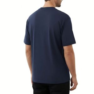 T-shirt graphique surdimensionné 230 g/m² 100 % coton unisexe col rond imprimé audacieux personnalisable avec logo OEM - Product Image 3