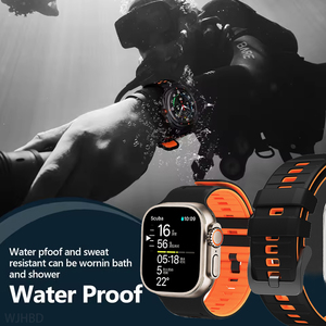 Bracelet pour <span class=keywords><strong>Apple</strong></span> <span class=keywords><strong>Watch</strong></span> 49mm 44mm <span class=keywords><strong>45mm</strong></span> 46mm 42mm, bracelet de <span class=keywords><strong>sport</strong></span> en silicone souple, Iwatch Série 11 10 9 8 <span class=keywords><strong>7</strong></span> SE3 6 5 Ultra 3 49mm - Product Image 4
