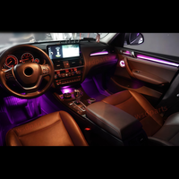 Para BMW X3 F25 X4 F26, Luz Ambiental, Iluminación Interior para Automóvil, Piezas de Mejora para Auto, Panel de Acabado Original 1:1, Cubierta Luminosa