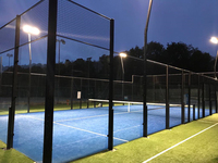 Vente chaude Panoramique Extérieur Paddle Tennis Court Haute Demande Canchas De Padel à Vendre Équipement De Court De Tennis De Haute Qualité