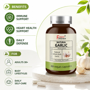 Suplemento Nutracéutico de Ajo Shecome, Fabricante de Suplementos de Ajo, Potente, Extra Fuerte, Bulbo Entero, Refuerzo Inmunológico, 60 Cápsulas Veganas de Ajo - Product Image 2