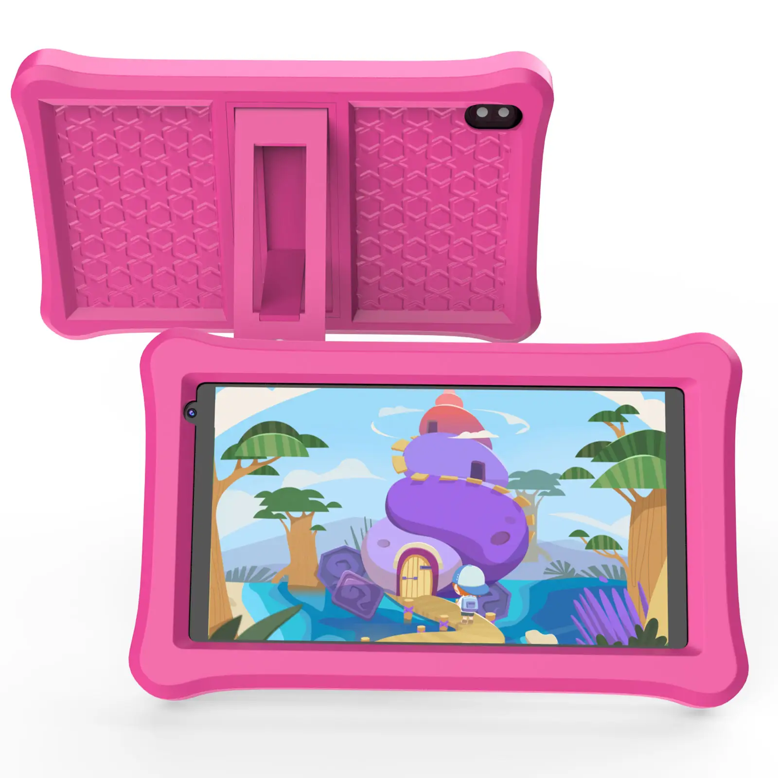 7 pulgadas IPS Android 12 RAM 4GB ROM 32GB Niños Aprendizaje tabletas Software para niños Gaming Educational Tablet