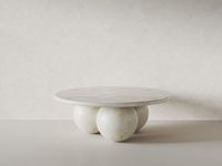 Table basse ronde moderne en marbre pour salon, meuble de salon