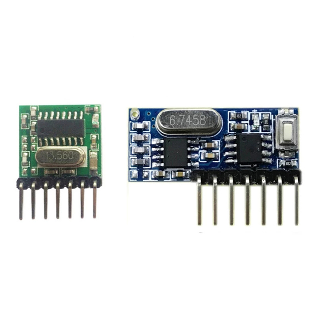433mhz Wireless Wide Voltage Coding Transmitter Decoding Receiver 4 Channel Output Module for 433 Mhz Remote Controls