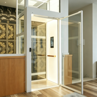 Ascenseur de villa personnalisé, petit ascenseur résidentiel pour passagers, vente directe d'usine pour installation intérieure et extérieure