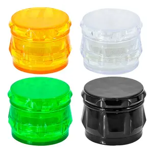 New 55mm 4 Layers Cigar Grinder Plastic Smoke Grinder