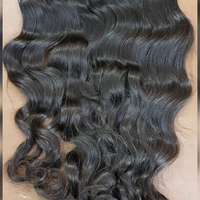 Cheveux indiens bruts non traités avec cuticules alignées, tissages de cheveux de temple indiens de la meilleure qualité