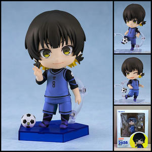 Figurines <span class=keywords><strong>Chibi</strong></span> Isagi Yoichi Nagi Seishiro en PVC, Anime <span class=keywords><strong>Demon</strong></span> <span class=keywords><strong>Slayer</strong></span>, Jouet de collection de dessin animé, Fonction souffleur d'air, Emballage d'origine - Product Image 1