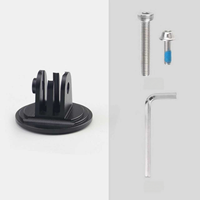 Soporte de Tapa Superior para Manillar de Bicicleta de Aleación de Aluminio para Cámaras de Acción DJL Insta 360 GoPro, Accesorios para Bicicleta
