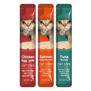 Snacks Premium pour Chats - Boîte Entière Vente en Gros Promotion de la Croissance des Chatons Haute Teneur en Protéines Sans Danger pour les Animaux ODM - Product Image 1