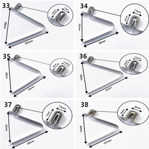 Usine personnalisée bouton unique pagaie Kayak Snap verrouillage Clip ressort Camping pôle pince en gros ressort fixation pince - Product Image 5