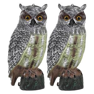 Jachtuil-afschrikfiguur van <span class=keywords><strong>plastic</strong></span> voor het afschrikken van vogels in de tuin en buitenshuis - Product Image 6